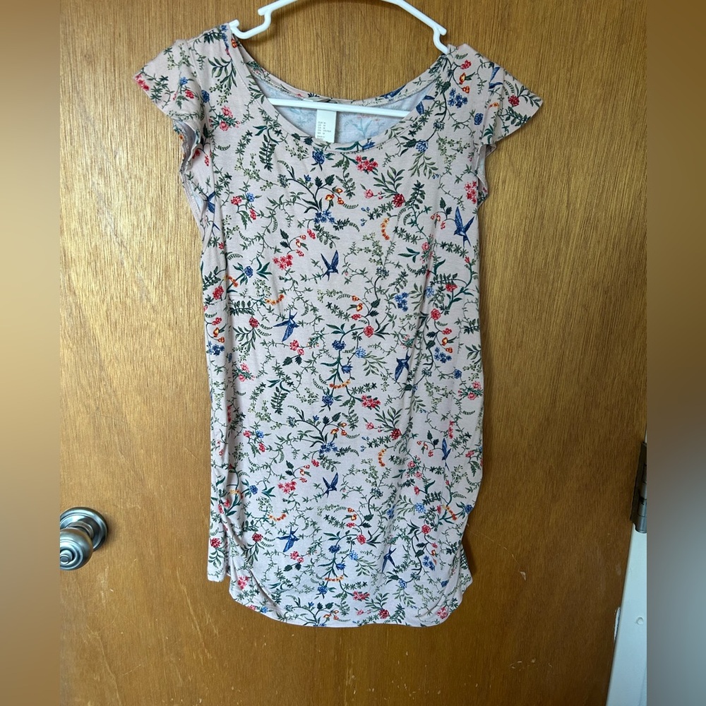 H&M Floral Print Top Maternity